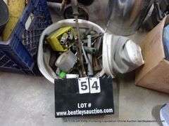 BOWL: SOCKETS, WRENCHES, DUCK TAPE, SCREWDRIVERS, ETC