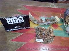 LOT: (2) INDIGINOUS OZARK FIGURINES