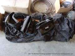 LOT: TOOLBAGS, C-CLAMPS