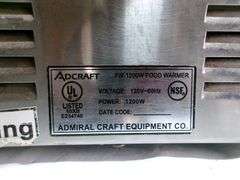 ADCRAFT FW-1200W ELECTRIC COUNTERTOP FOOD WARMER