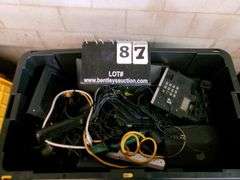 PALLET 2 TOTES W/ MISC. WIRE ITEMS