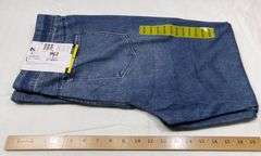 ILLUSION JEAN LEGGINGS, SIZE MEDIUM