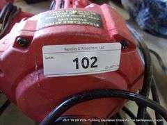 BAUER SELF FEEDING HANDHELD DRAIN CLEANER