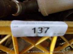 BOX: USED PUMP, A/C COMP. MISC FITTINGS