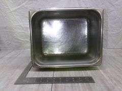 STACK OF STAINLESS STEEL PANS, 8 QTY