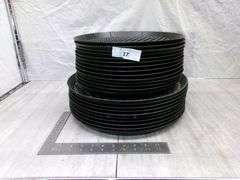 STACK OF LARGE PIZZA PLEEZER PANS, 14 QTY