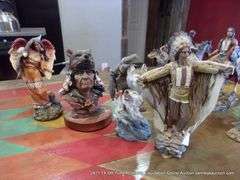 LOT: (4) INDIGINOUS FIGURINES