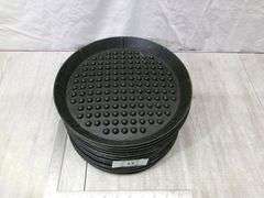 STACK OF PIZZA PLEEZER TRAYS, QTY 17