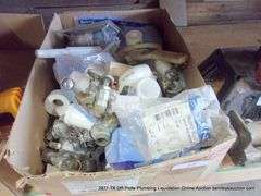 BOX: MISC SCRAP & SOME NEW FITTINGS, ETC