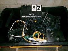 PALLET 2 TOTES W/ MISC. WIRE ITEMS