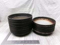 STACK OF STOVE DRUM COVERS, 38 QTY