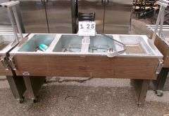 COMMERCIAL HOT FOOD TABLE