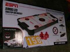 ESPN JUMBO LED TABLE TOP AIR HOCKEY TABLE