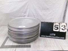 STACK OF PIZZA PANS, 34 QTY