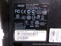 ACER ASPIRE ONE INTEL ATOM WINDOWS 7 STARTER - NO POWER CORD