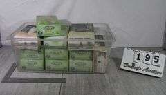 PLASTIC TOTE: BOXES OF GLOVES