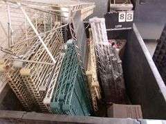 CRATE: SHELVES AND MISC. ITEMS, CONTENTS ONLY