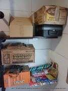 CONTENTS OF 3 SHELVES - VARIOUS ITEMS