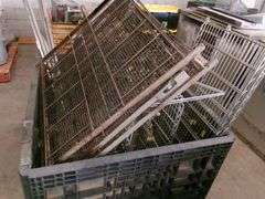 CRATE TABLE AND MISC. ITEMS, CONTENTS ONLY