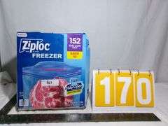 ZIPLOC FREEZER 1-GLAAON BAGS - (152 COUNT)