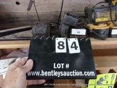 LOT: RIDGID BATTERIES & CHARGER