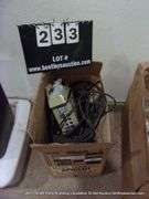 BOX: VARIOUS CORDS, HDMI, RCA, EXT, MISC