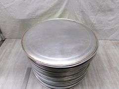 STACK OF PIZZA PANS, 48 QTY