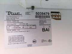 TRUE DOUBLE DOOR COMMERCIAL REFRIGERATOR