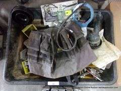 PLASTIC BIN: ASSORTED TOOLS