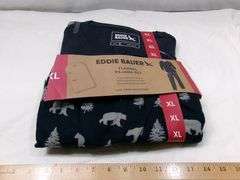 EDDIE BAUER FLANNEL PAJAMA SET, SIZE XL
