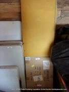 LOT: FOAM, BATH BENCH, WOOD RECTANGLE