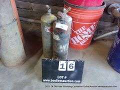 LOT: (3) ACETYLENE BOTTLES