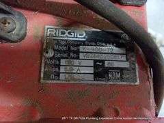 RIDGID K-400-T2 SEWER MACHINE