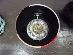 LOT (2): LIA SOPHIA BEADED NECKLACE, KANSAS CITY RAILROAD POCKET WATCH