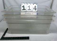 LARGE FOOD STORAGE CONTIANER, 3QTY