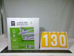 4-PACK 2" VIEW BINDERS