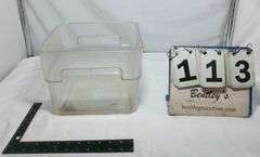 COMMERCIAL GRADE FOOD STORAGE CONTAINER, 4 QTY