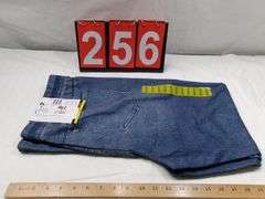 ILLUSION JEAN LEGGINGS, SIZE MEDIUM