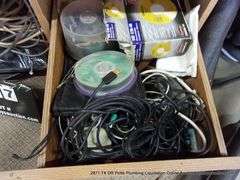 LOT: CONTENTS OF DESK & CONTENTS ON FLOOR