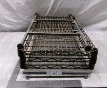 SMALL BLACK RACK, DISASSEMBLED