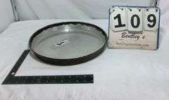 STACK OF LARGE STOVE DRUM COVERS, 36QTY