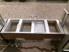 COMMERCIAL HOT FOOD TABLE