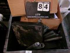 CRATE OF MISC. KITCHEN AND OFFICE ITEMS