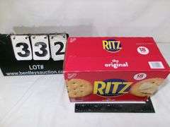 RITZ CRACKERS, 18 STACKS, BOX