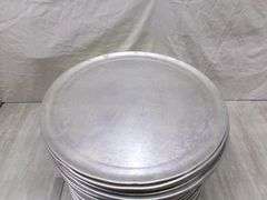 STACK OF PIZZA PANS, 48 QTY