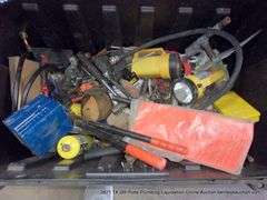 CONTICO TOOLBOX: ASSORTED ITEMS, TOOLS, ETC