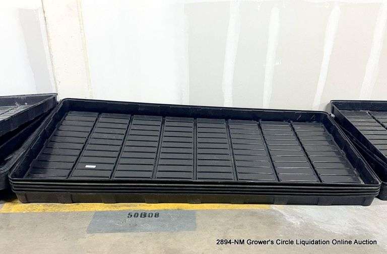 5 - BOTANICARE 4 X8 RACK TRAY W/ 6" DRAIN - 5 X MONEY