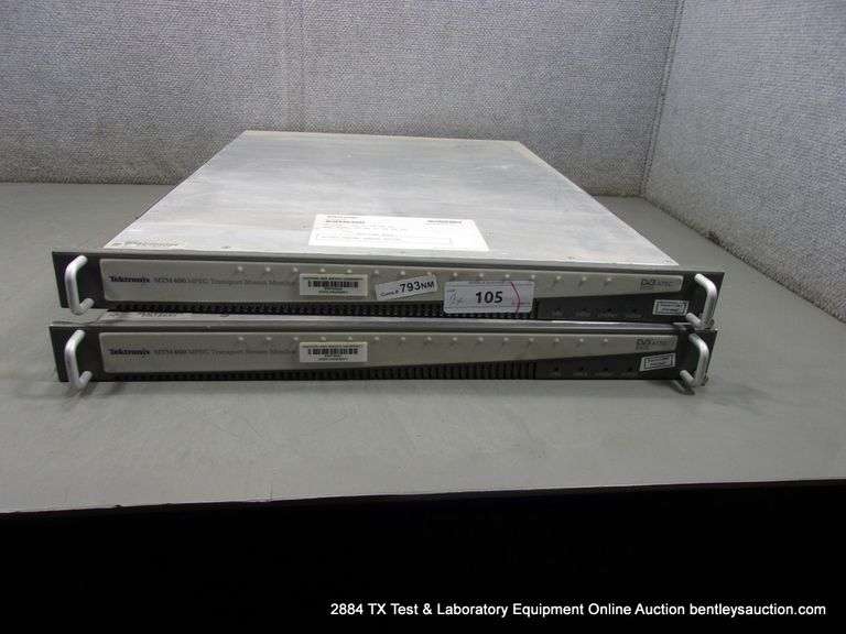 TEKTRONIX MTM400 MPE6 TRANSPORT STREAM MONITOR (2X MONEY)