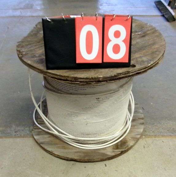 SPOOL: 4 AWG COPPER WIRE - GROSS WEIGHT 192 LBS