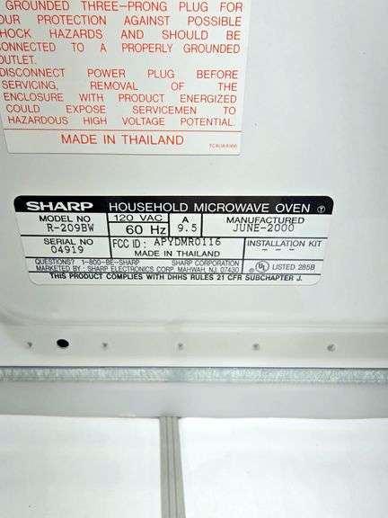 SHARP CAROUSEL MICROWAVE